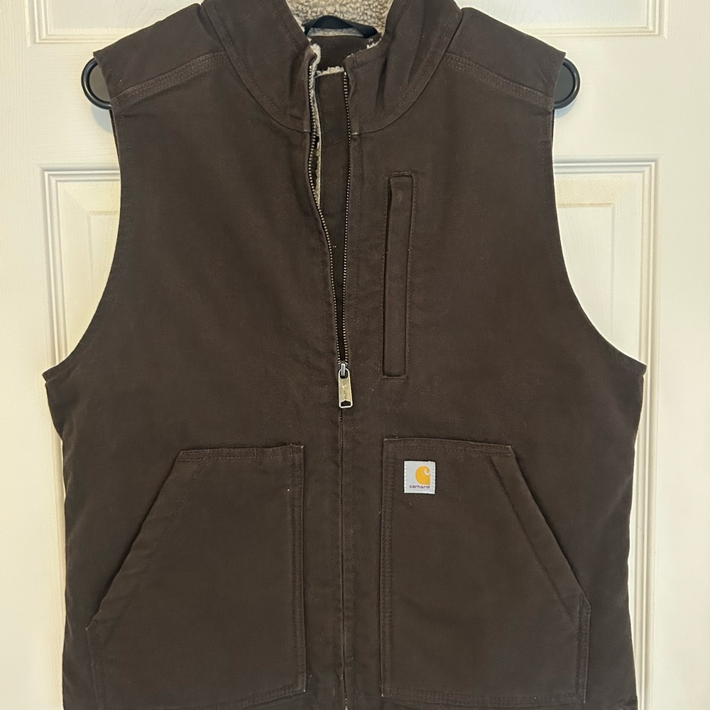 Carhartt Dark Brown Work Vest